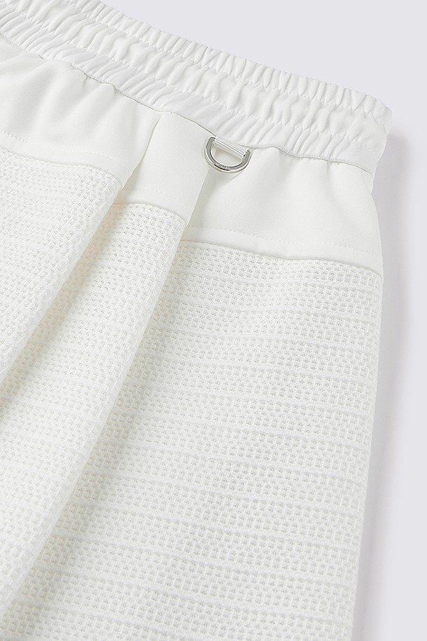 지포어-WOMEN APPAREL-HYBRID FABRIC SKIRT(WOMEN)					 					 					