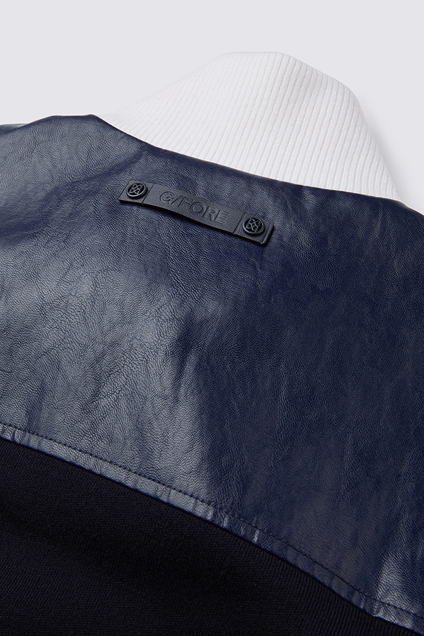 지포어-WOMEN APPAREL-FAUX LEATHER HYBRID JACKET(WOMEN)