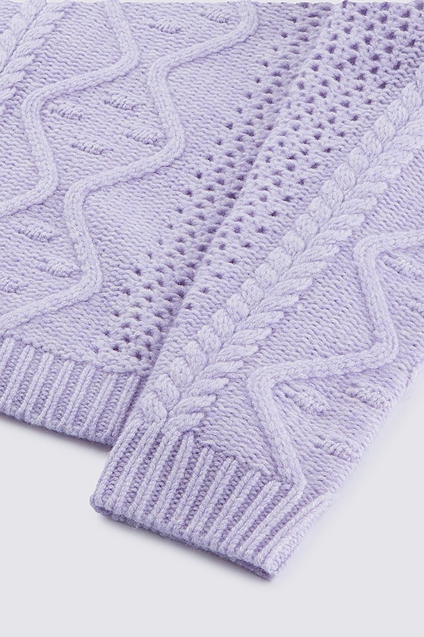 지포어-WOMEN APPAREL-CABLE KNIT PULLOVER (SLEEVELESS SET)(WOMEN)					 					 					