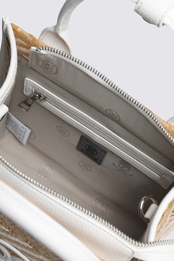 지포어-WOMEN ACCESSORIES-RAFFIA POUCH(WOMEN)