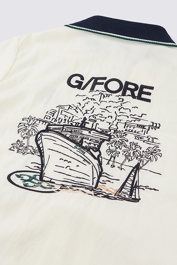 지포어-WOMEN APPAREL-GRAPHIC WOVEN SHIRT(WOMEN)