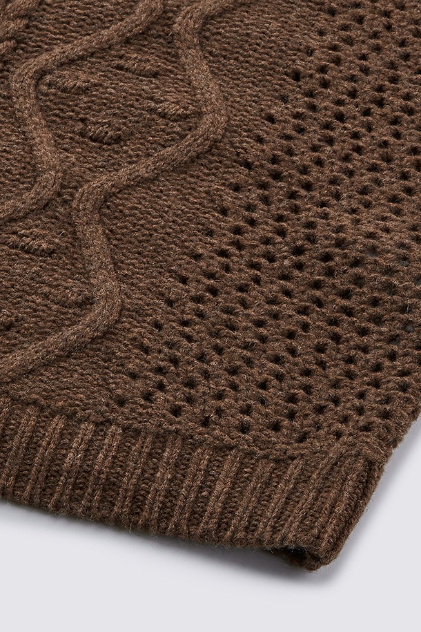 지포어-WOMEN APPAREL-CABLE KNIT PULLOVER (SLEEVELESS SET)(WOMEN)					 					 					