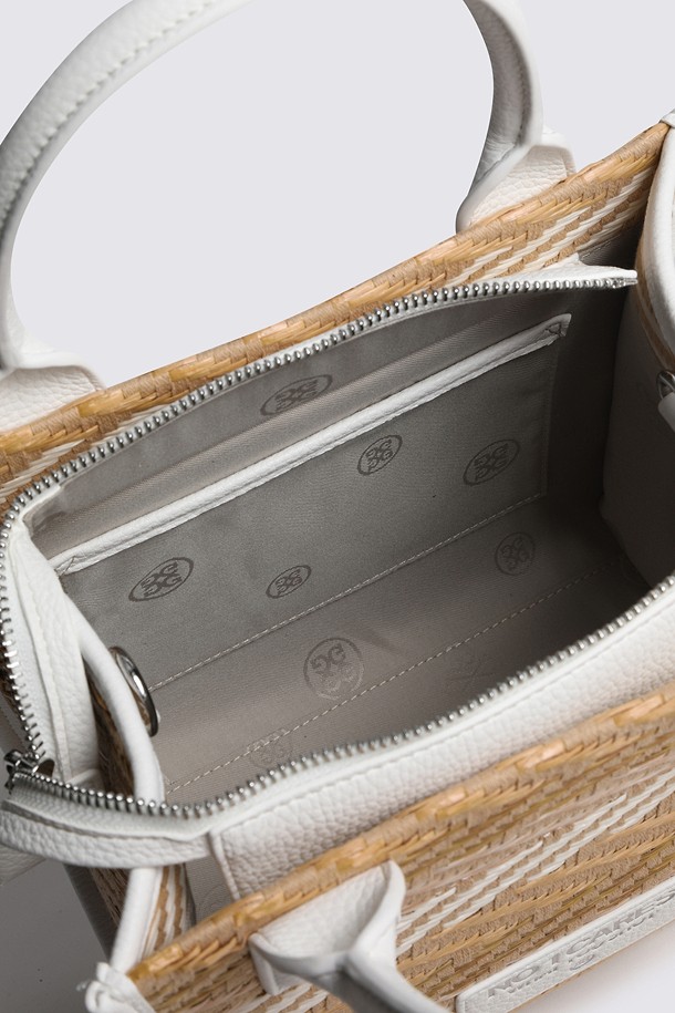 지포어-WOMEN ACCESSORIES-RAFFIA POUCH(WOMEN)