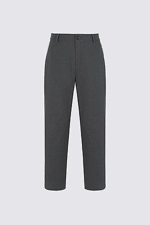 COTTON TAPERED PANT(MEN)					 					 					_GREY-a