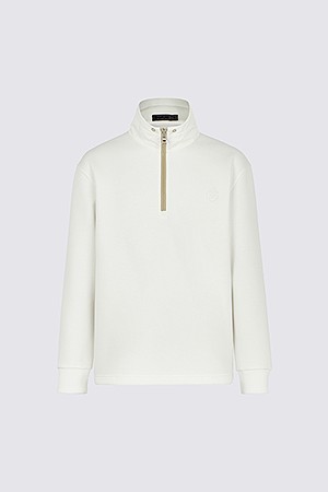 HALFZIP TECH PULLOVER (MEN)_IVORY-a