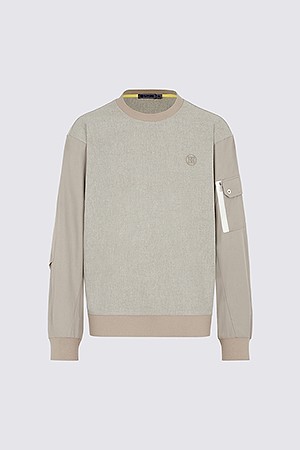 TECH WOOL PULLOVER (MEN)_BEIGE-a