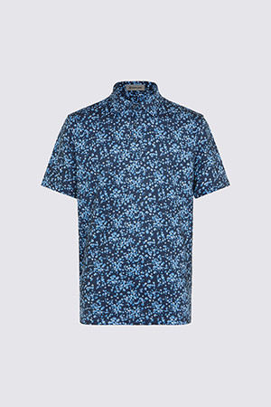SCATTERED DITZY TECH JERSEY POLO(MEN)