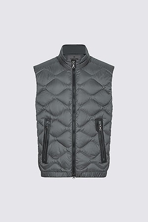 LIGHTWEIGHT DOWN VEST(MEN)					 					 					_GREY-a