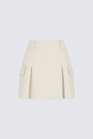 WOOL PLEATED SKORT(WOMEN)