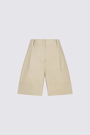 MID-LENGTH PANT(WOMEN)					 					 					_BEIGE-a