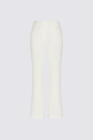 SIGNATURE BOOTCUT PANT(WOMEN)					 					 					_IVORY-a