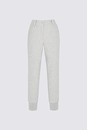 WOOL JOGGER PANT(WOMEN)					 					 					_GREY-a