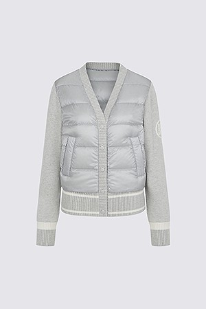 KNIT DOWN CARDIGAN (WOMEN)_GREY-a