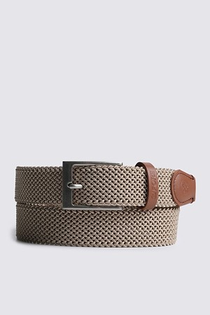 ELASTIC WEBBING BELT(MEN)_BEIGE-a