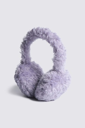 FUR EAR MUFF(WOMEN)_PURPLE-a