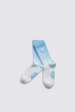 GRIDIENT CREW SOCK(WOMEN)_BLUE-a