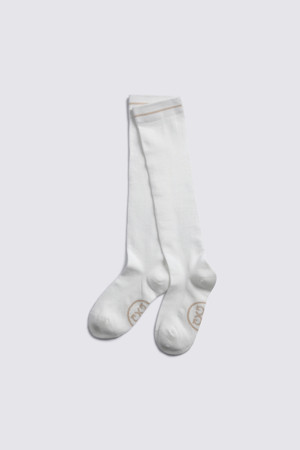 MESH KNEE SOCK(WOMEN)					 					 					_WHITE-a