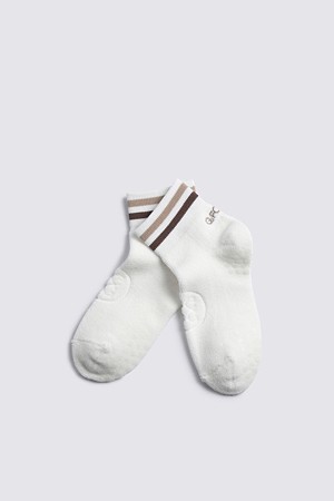 PILE LOW SOCK(WOMEN)_BEIGE-a