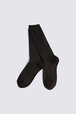 CLASSIC CREW SOCK(WOMEN)_BROWN-a