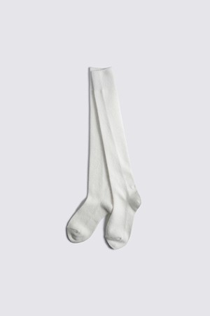 WOOL HIGH KNEE SOCK(WOMEN)_IVORY-a