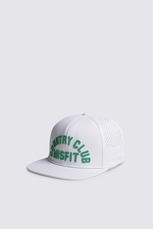 COUNTRY CLUB MISFIT PERFORATED DELTA HAT(MEN)_WHITE-a