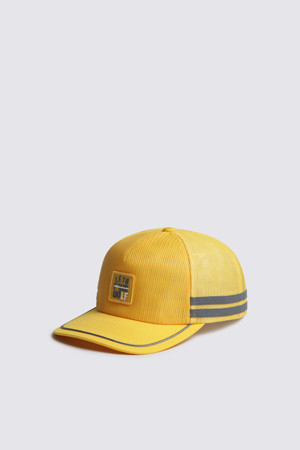 MENS LFG ALL OVER MESH SUTACHE TRUCKER(MEN)_YELLOW-a