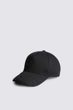 EMBROIDERED DELTA CAP(MEN)_BLACK-a