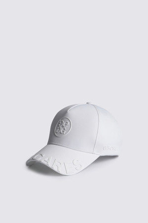 EMBROIDERED DELTA CAP(MEN)_WHITE-a