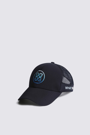GRADIENT LOGO MESH CAP(MEN)_NAVY-a