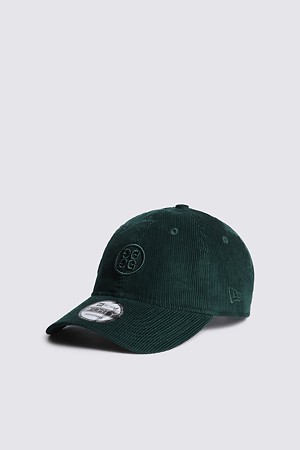 G/FORE X NEW ERA UNSTRUCTURED CORDUROY CAP_GREEN-a