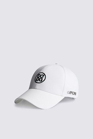 GRADIENT LOGO CAP(MEN)_WHITE-a