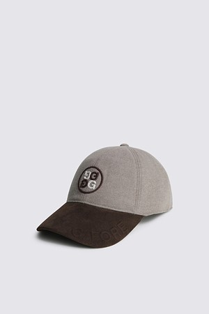 WOOL SUEDE CAP(MEN)_BROWN-a
