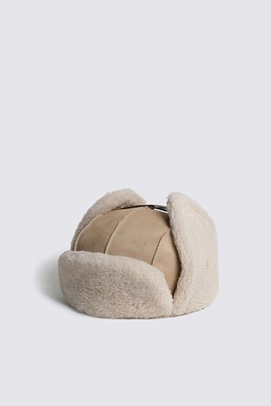 TRAPPER HAT(MEN)_BEIGE-a