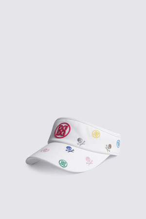 CIRCLE G'S LOGO VISOR(WOMEN)_WHITE-a