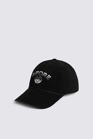 TAPE CORDUROY CAP_BLACK-a