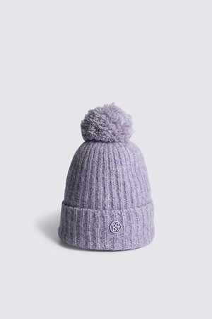 COLOUR BEANIE(WOMEN)_PURPLE-a