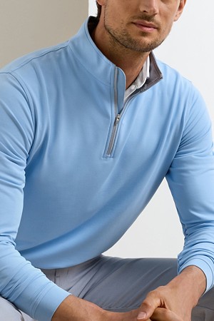 PERTH STRETCH QUARTER-ZIP
