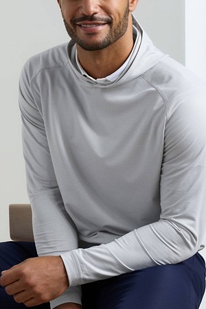 PINE HOUNDSTOOTH PERFORMANCE HOODIE