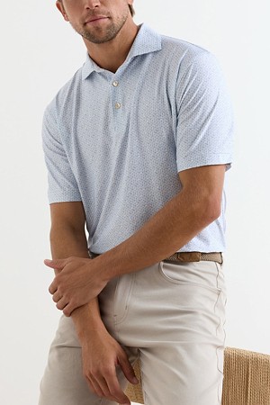 PAPER PLANE PERFORMANCE JERSEY POLO - SEAN SELF COLLAR