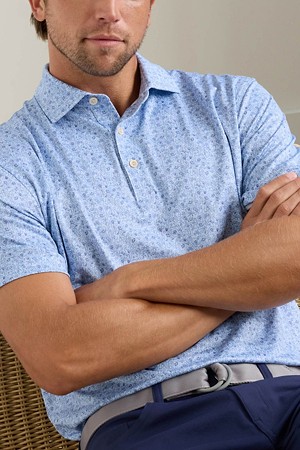 PARKER PERFORMANCE JERSEY POLO - SEAN SELF COLLAR