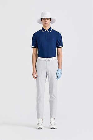 TECH NYLON MESH POLO(MEN)_BLUE-a