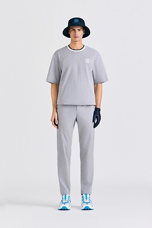 CREWNECK SEERSUCKER PULLOVER(MEN)