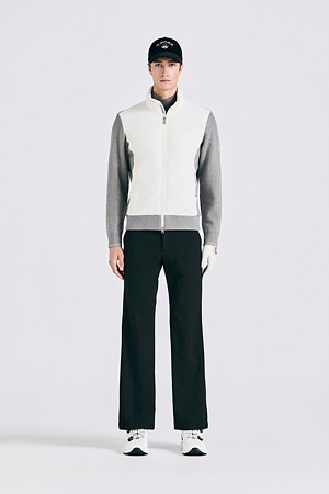 KNIT HYBRID DOWN JACKET(MEN)					 					 					_WHITE-a