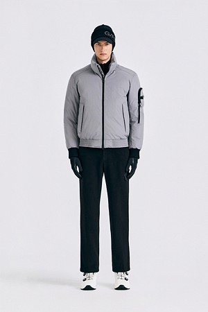 FULL PATTERN HEAVY DOWN JACKET(MEN)_GREY-a