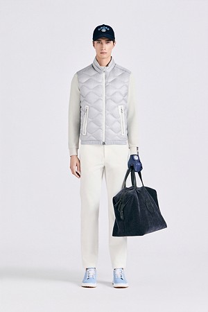LIGHTWEIGHT DOWN VEST(MEN)					 					 					_GREY-a
