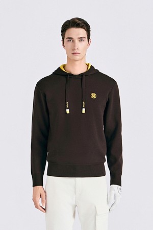 HOODIE SWEATER(MEN)_BROWN-a