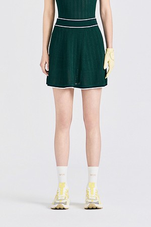 KNIT SKIRT(WOMEN)_GREEN-a