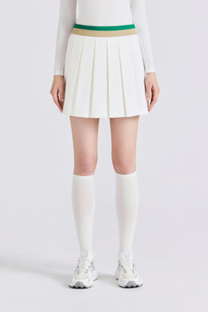 PLEATED CULOTTE(WOMEN)_IVORY-a