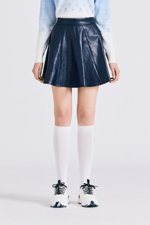 FAUX LEATHER SKORT (WOMEN)