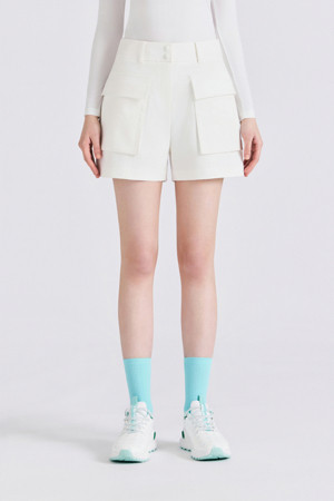 ESSENTIAL POCKET SHORT(WOMEN)_IVORY-a